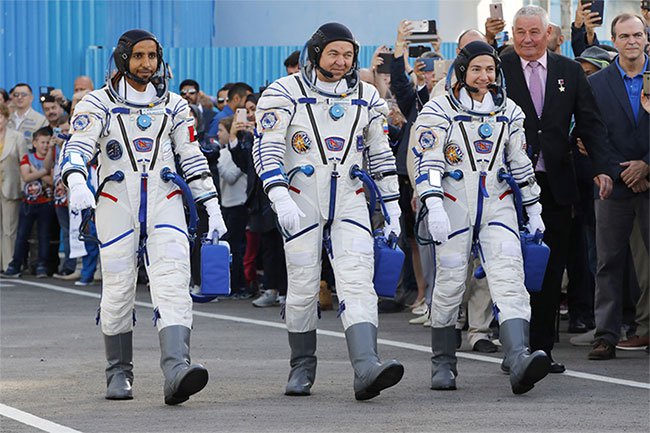Ba phi hành gia được đưa lên trạm ISS lần này