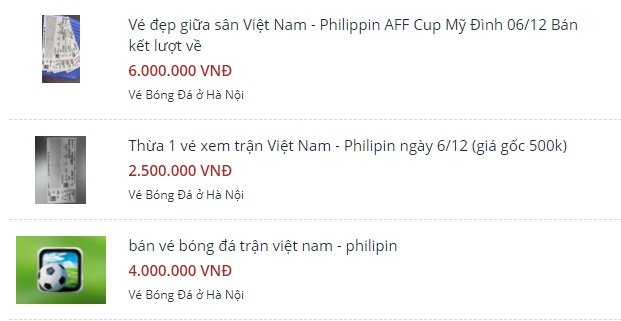 Cộng đồng mạng kêu gọi tẩy chay vé chợ đen trận Việt Nam vs Philippines