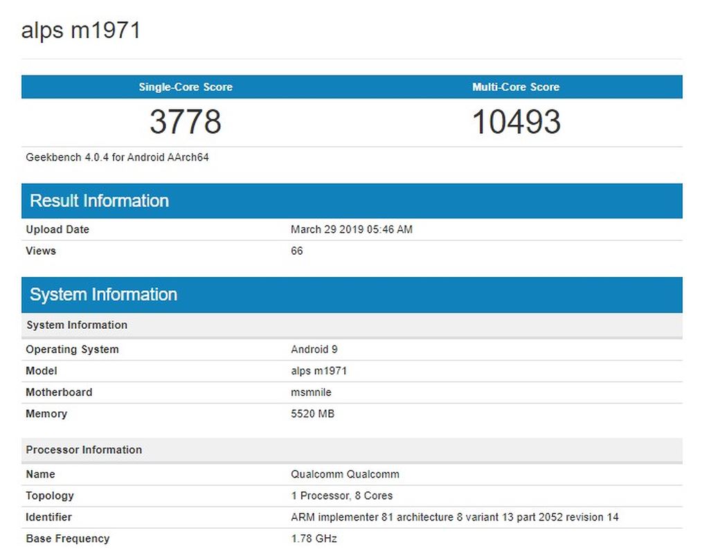 Meizu 16s lộ điểm hiệu năng ấn tượng trên Geekbench với Snapdragon 855 ảnh 2