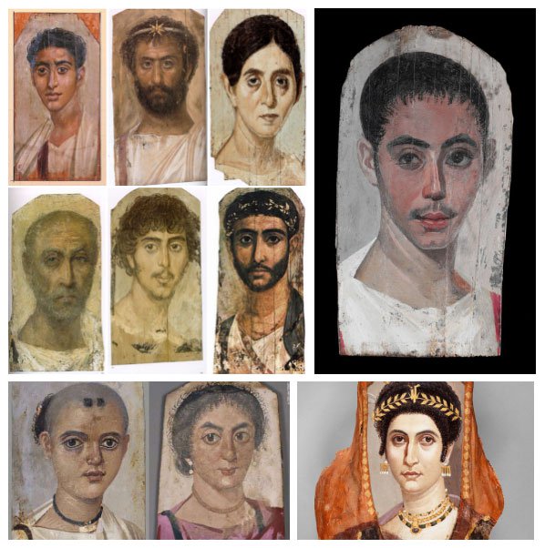 Mỗi bức chân dung lại là một khuôn mặt khác nhau, nên chúng chắc chắn là vẽ chính chủ.