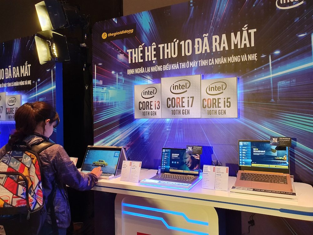 Thế Giới Di Động cùng Intel ra mắt bộ vi xử lý Intel Core thế hệ thứ 10 tại Việt Nam