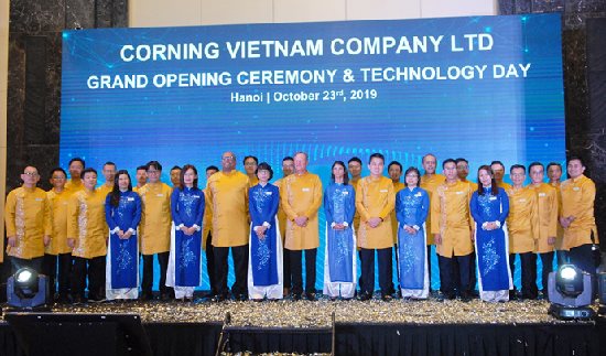 Công ty TNHH Corning Việt Nam khai trương tại Hà Nội