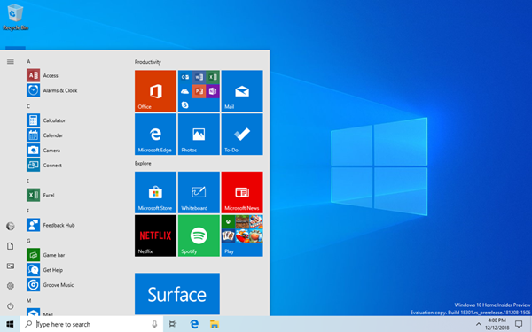 Những tính năng đáng chú ý trên Windows 10 Build 18305