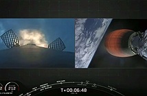 Tên lửa SpaceX phá vỡ bức tường âm thanh, đáp xuống mặt đất