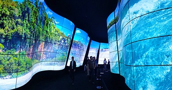 Ghé thăm đường hầm "ánh sáng" cực độc đáo của LG tại triển lãm IFA 2018
