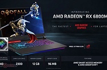 AMD công bố dòng GPU Radeon RX 6000M với kiến trúc RDNA 2 cực mạnh