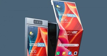 OPPO lộ thiết kế smartphone màn hình gập vỏ sò theo chiều ngang độc đáo