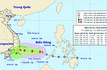 Áp thấp nhiệt đới mạnh thành bão số 1 ( bão Bolaven), hướng Nam Trung Bộ