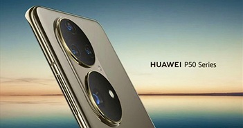 Ảnh render chính thức Huawei P50, đi kèm chipset Snapdragon 888