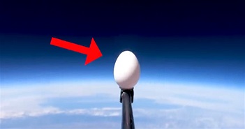 Cựu kỹ sư NASA đạt được kỳ tích khi thả rơi quả trứng từ ngoài không gian