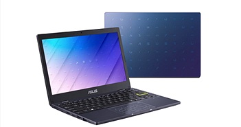 Laptop ASUS E210 nặng 1kg, bản lề 180 độ, pin 12 tiếng, giá chỉ 6 triệu