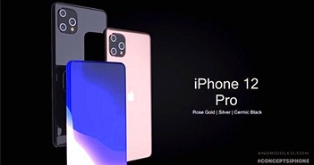 Mẫu iPhone 12 Pro đẹp không tưởng, camera selfie ẩn dưới màn hình Mẫu iPhone 12 Pro đẹp không tưởng, camera selfie ẩn dưới màn hình
