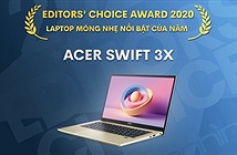 Editors Choice Awards 2020: Laptop mỏng nhẹ nổi bật của năm - Acer Swift 3X