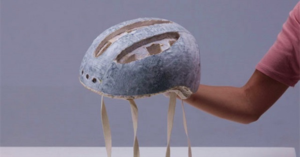 Thiết kế mũ bảo hiểm độc đáo làm từ sợi nấm
