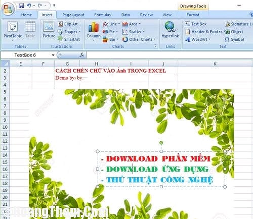 Hướng Dẫn Cách Chèn Viết Chữ Lên Ảnh Trong Excel