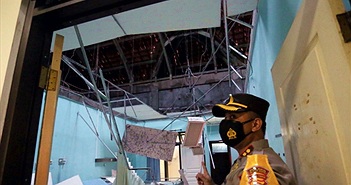 Động đất ở Indonesia khiến hàng trăm ngôi nhà bị tàn phá