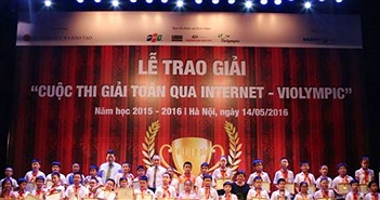 Gần 1.200 học sinh các tỉnh phía Bắc đoạt giải ViOlympic năm 2015-2016 Gần 1.200 học sinh các tỉnh phía Bắc đoạt giải ViOlympic năm 2015-2016