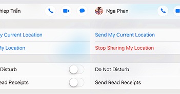 iMessage trên iOS10 đã cho phép bật/tắt báo đã đọc tin theo từng người