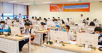Gần 1.400 học sinh, sinh viên dự vòng loại quốc gia cuộc thi Tin học văn phòng 2022
