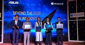 Từ tháng 11 này, tất cả laptop ASUS về Việt Nam đều được cài sẵn Windows 10 bản quyền