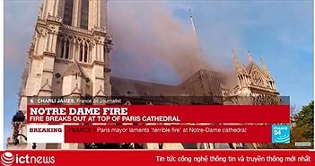 YouTube nhận nhầm vụ cháy Nhà thờ Đức Bà Paris là sự kiện 11/9