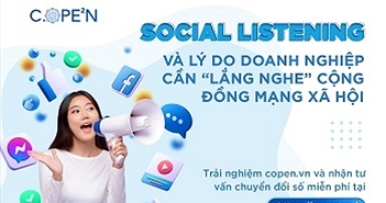 Social Listening và lý do doanh nghiệp cần “lắng nghe” cộng đồng mạng xã hội