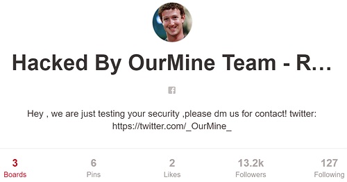 Tài khoản mạng xã hội của Mark Zuckerberg lại bị hack