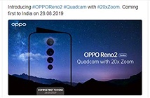 OPPO Reno chưa hết hot, Reno2 đã sắp sửa trình làng với camera zoom 20x