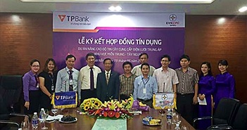 TPBank ký kết cấp tín dụng cho Điện lực miền Trung