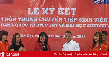 Sinh viên Cao đẳng quốc tế BTEC FPT có thể học năm cuối tại Đại học Sunderland Sinh viên Cao đẳng quốc tế BTEC FPT có thể học năm cuối tại Đại học Sunderland