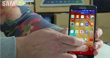Lộ diện video Samsung Galaxy Note 3 chạy mượt mà Lollipop