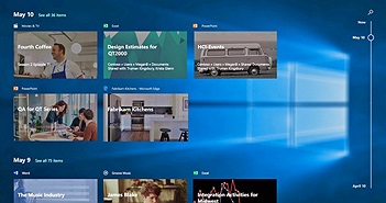 Microsoft đã bắt đầu thử nghiệm tính năng “Timeline” trên Windows 10