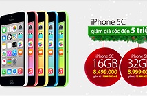 iPhone 5C chính hãng bất ngờ giảm giá đến 5 triệu đồng