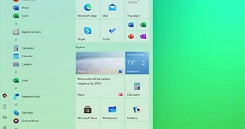 Bản cập nhật Windows 10 với menu Start được nâng cấp