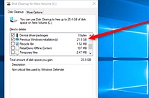 Cách tiết kiệm 20 GB bộ nhớ sau khi cài bản update tháng 11 của Windows 10