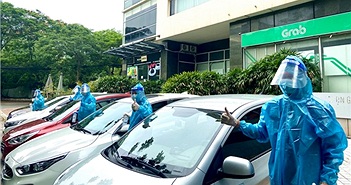 Grab Việt Nam triển khai đội xe phục vụ y tế tại Hà Nội
