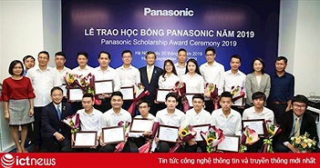 Panasonic trao học bổng cho sinh viên 11 trường Đại học tại Việt Nam