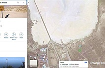 Đĩa bay xuất hiện trên Google Maps, gần Area 51