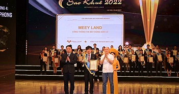 Hạng mục “Sản phẩm, giải pháp phần mềm mới” của Sao Khuê 2022 gọi tên Meey Land
