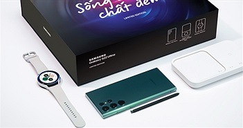 Samsung mở bán "Bộ sưu tập giới hạn" với Galaxy S22 Ultra, Galaxy Watch4 và sạc không dây Duo Charger