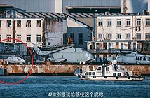 Trực thăng không người lái xuất hiện gần tàu đổ bộ Type-075 Trung Quốc