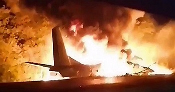 Nóng: Máy bay quân sự An-26 rơi ở Ukraine, 22 người thiệt mạng