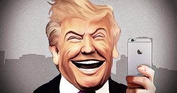 Tổng thống Trump chê iPhone đời mới không có nút Home Tổng thống Trump chê iPhone đời mới không có nút Home