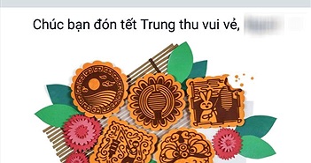 Cộng đồng người dùng Việt nhận lời chúc rằm Trung thu từ Facebook, Google