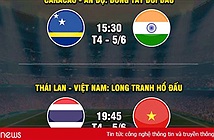 Hai trận đấu của ĐT Việt Nam tại Kings Cup được tường thuật trực tiếp trên VTC1, VTC3, VOV1, VOV2