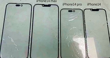 Hình ảnh rò rỉ cho thấy thiết kế đục lỗ trên iPhone 14 Pro