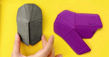 Chuột máy tính phong cách origami, dễ dàng gấp phẳng để nhét túi mang đi